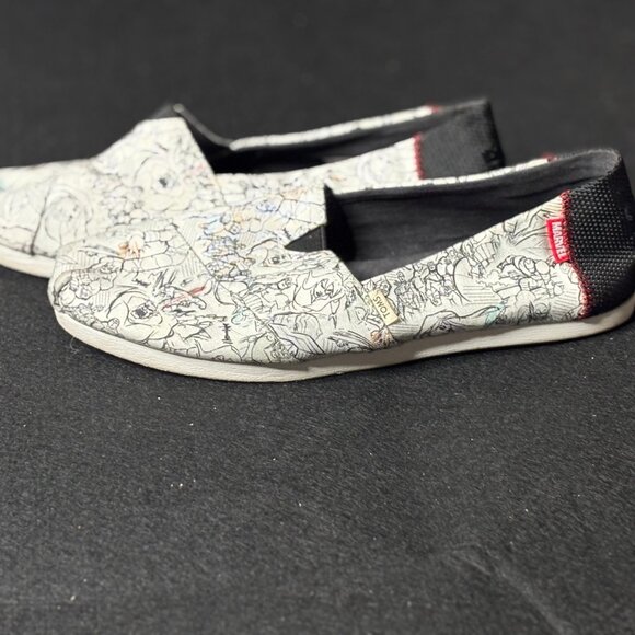Marvel X Tom's Women's US W8 Classic Slip Ons - Picture 1 of 7